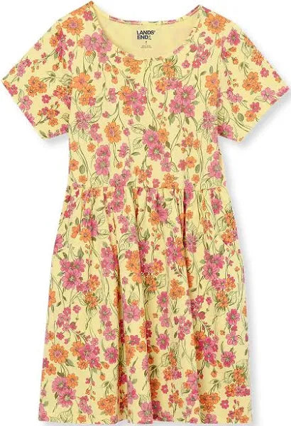 Girls' Floral Summer Dress